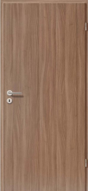 GetaDoor Zimmertür CPL Nussbaum Holznachbildung, Farbe Braun, B: 73,5 cm, H: 198,5 cm, Anschlag Links - Bild 1
