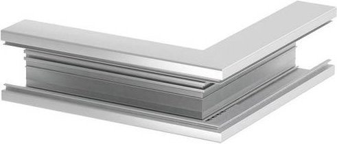 OBO Bettermann Montagezubehör 6279213, Farbe: Silber, Breite: 110 mm, Tiefe: 70 mm - Bild 1