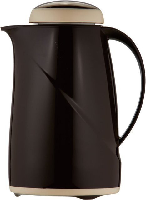 Helios Isolierkanne Wave in Braun mit 0,6 l Volumen - Bild 1
