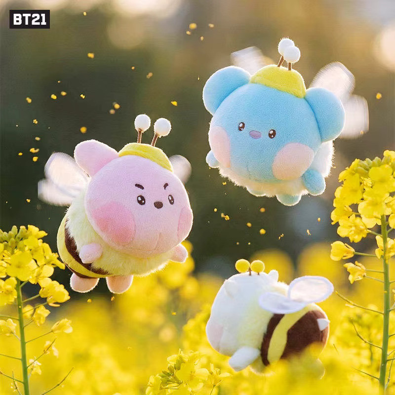 BT21 Minini Honey Bee, Bienen-Puppe, Schlüsselanhänger - Bild 2