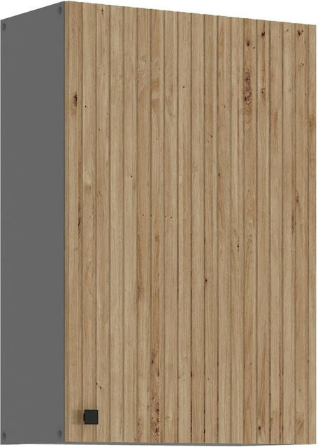 AVA Artisan Hängeschrank mit Lamellenoptik für deine Küchenzeile, Breite: 60 cm - Bild 1