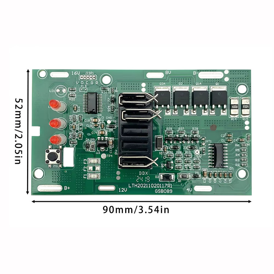 Einhell Power X-Change Ersatzgehäuse für 18V 20V Li-Ion Akkus aus Kunststoff mit PCB-Schutzplatine - Bild 3