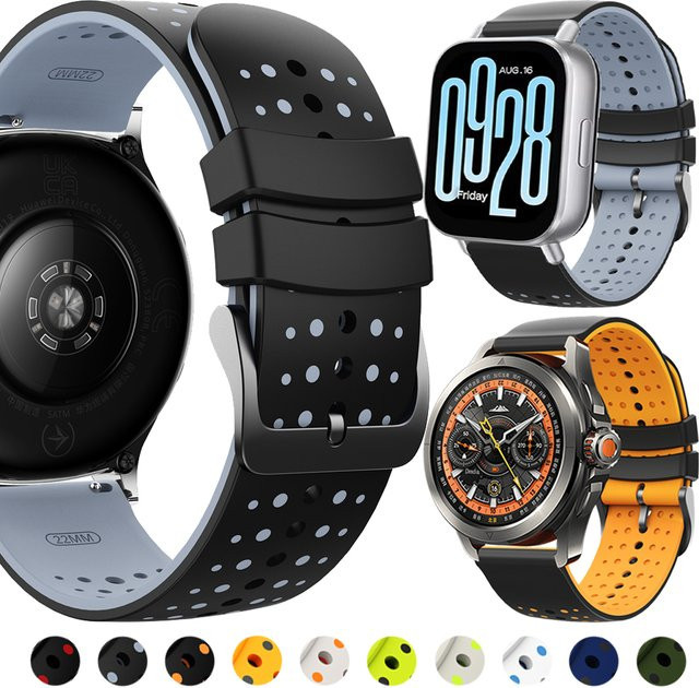 Xiaomi Uhrenarmband Silikon, Schwarz, Unisex - Bild 1