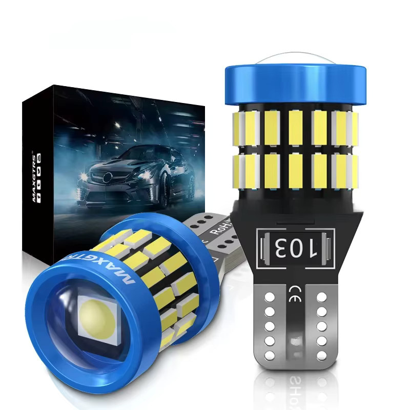 MAXGTRS W5W 2825 175 T10 LED CANBUS 12V 8W 950Lm Auto-Innenraumbeleuchtung in Blau als Ersatz für PKW und LKW - Bild 1