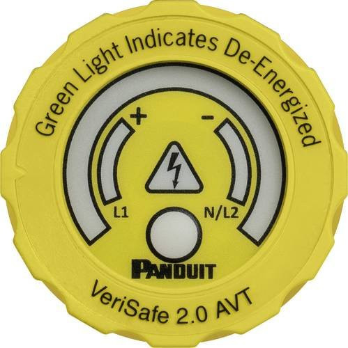 Panduit VeriSafe 2.0 AVT-Batteriemodul VS2-AVT-1IB mit Frontblende und 1-Phasen-Anzeigemodul in Gelb - Bild 1