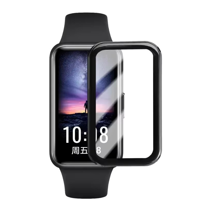 Xiaomi Gebogene Schutzfolie für Mi Band 8 und Mi Band 9, transparent, kratzfest mit vollständiger Abdeckung - Bild 6