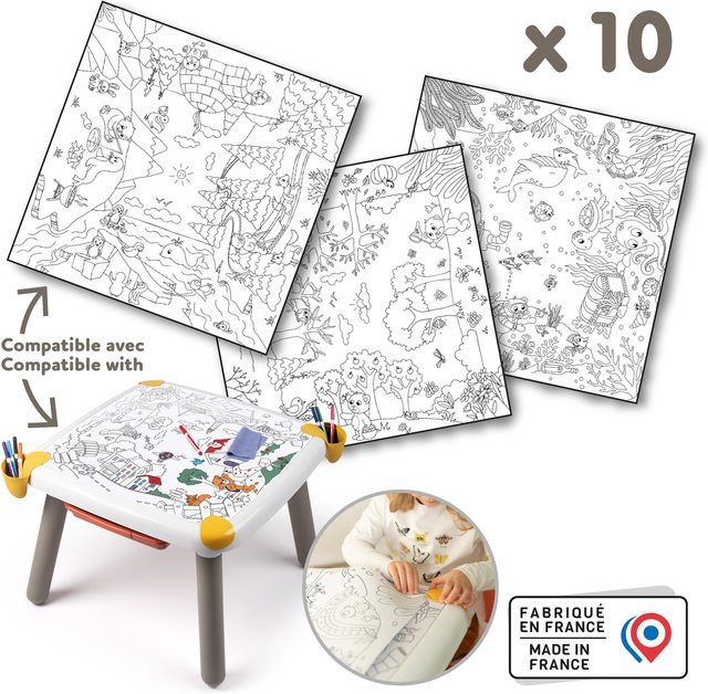 Smoby XXL-Ausmalblätter Nachfüllpackung Abenteuermotive - Bild 1