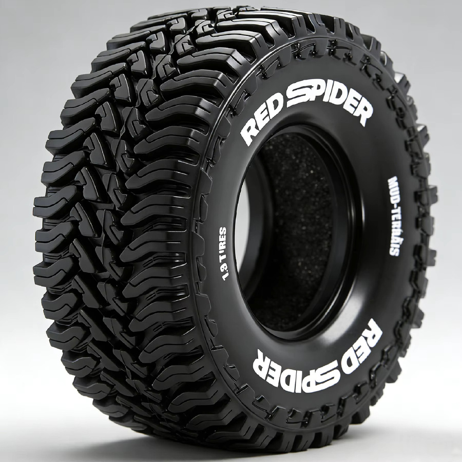 RS RC Crawler-Reifen mit Schaumstoffeinsätzen, 68mm All-Terrain, Zubehör - Bild 2