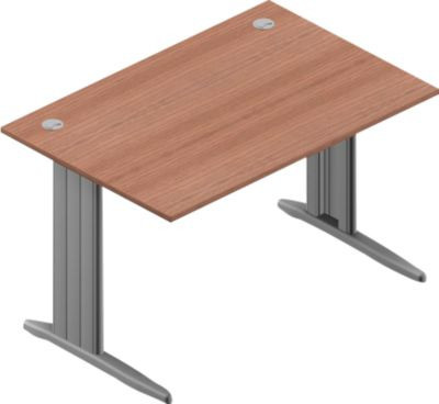 Schreibtisch Arlon-Office in Nuss-Canaletto, B: 120 cm, T: 80 cm, H: 73 cm - Bild 1