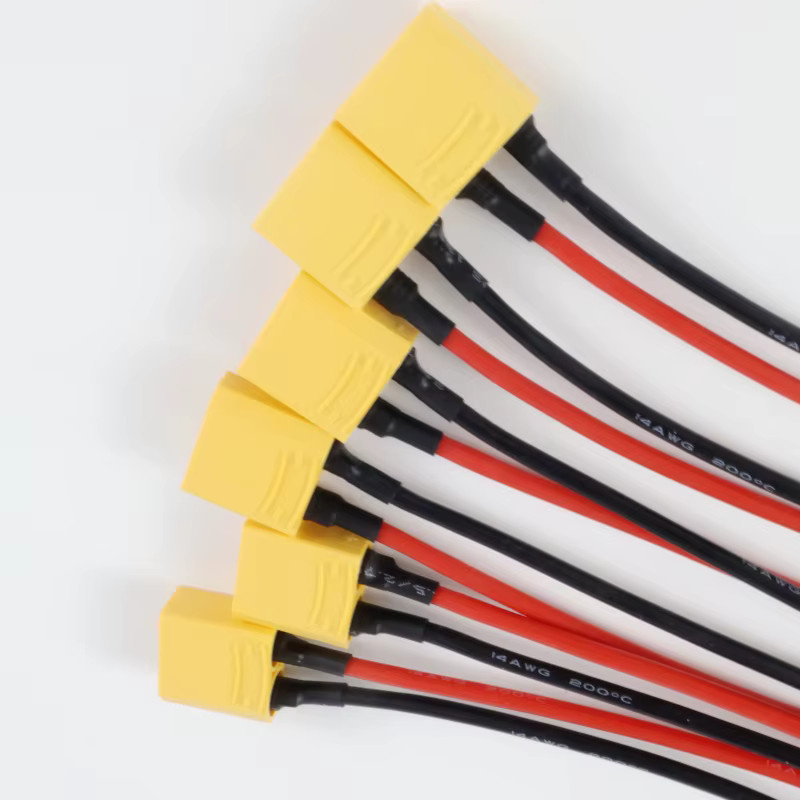 XT90 Ladekabel mit 4,0mm Bananensteckern aus Silikondraht 14AWG für Lipo-Batterien, Rot, 3/6er Set, Länge: 15 cm - Bild 2