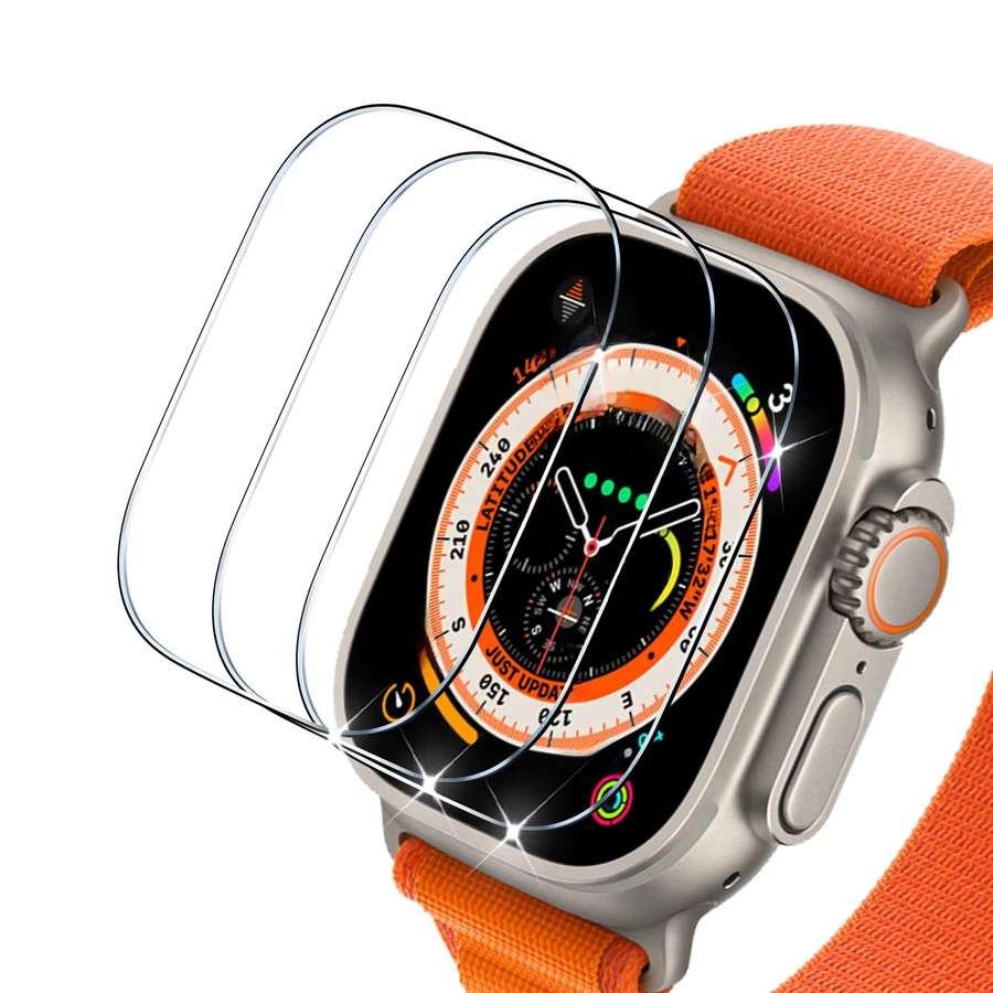 EIMO Displayschutzfolie für Apple Watch Ultra 49mm, gehärtetes Glas - Bild 7