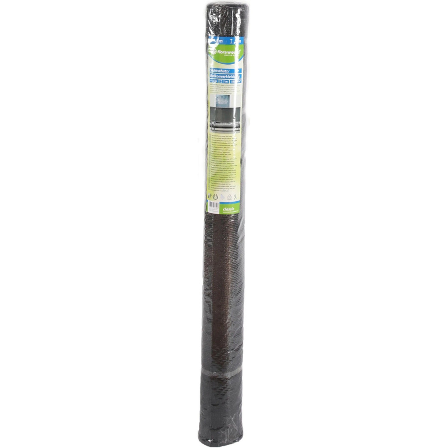 Sichtschutzmatte aus HDPE-Kunststoff in Anthrazit, Breite: 100 cm, Länge: 500 cm - Bild 2