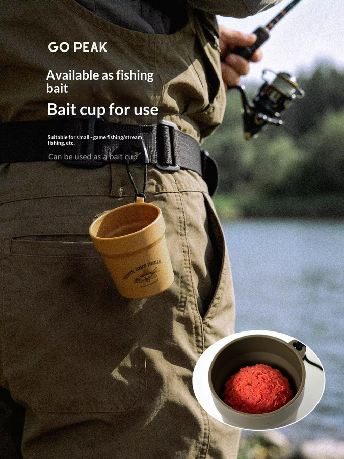 MOUNTAINHIKER Mini-Begleitbecher Set für Outdoor-Camping und Picknick, tragbare Tumbler in Grün - Bild 6