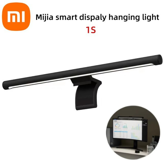Mijia Computermonitor-Lichtleiste 1S LED-Bildschirmleuchte in Schwarz für Augenschutz beim Lesen und Lernen - Bild 1