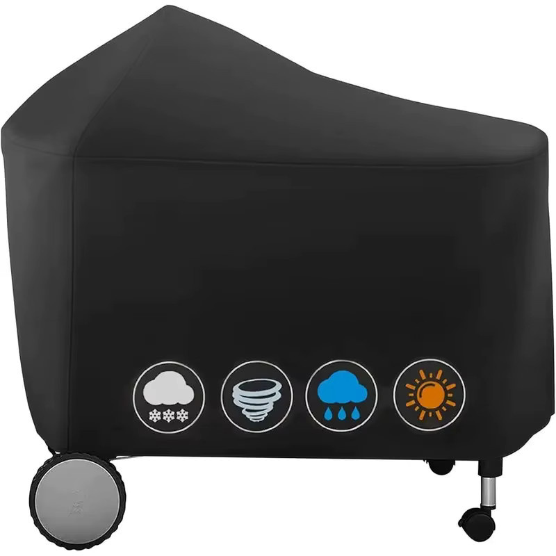 Weber Performer Deluxe 22" Grillabdeckung in Schwarz mit UV- und Regenschutz - Bild 3