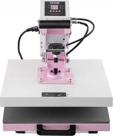 VEVOR Wärmepresse Pink mit herausziehbarem Design für T-Shirts, Kissen und Taschen, B/T/H: 38 x 38 x 38 cm - Bild 1