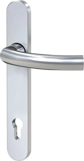 BASI Schmalrahmen-Garnitur SR 4100 PZ Rund aus Edelstahl in Silber - Bild 1