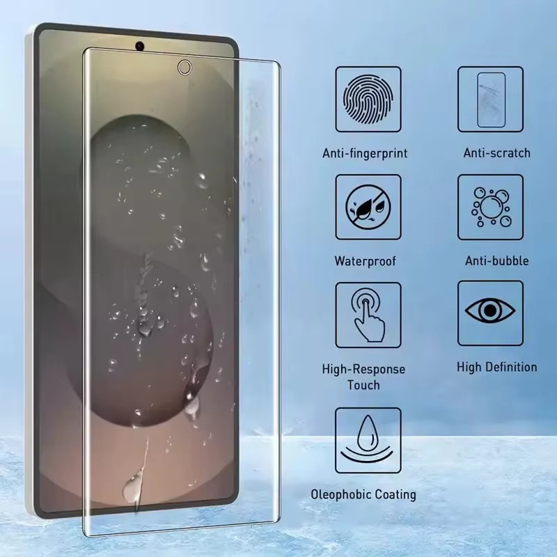 5 Stück transparente Hydrogelfolie Displayschutzfolie für Samsung Galaxy S25 S24 S23 S22 S21 S20 S10 S9 Plus FE und Note 20 Ultra - Bild 2