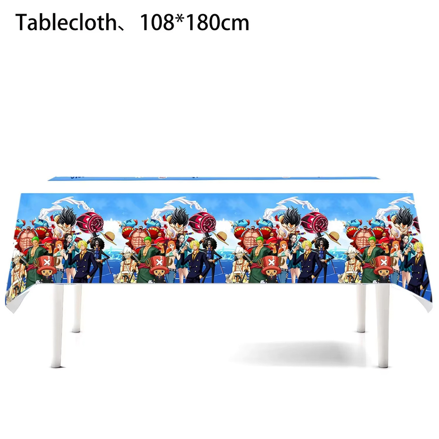 Bandai One Piece Geburtstagsparty-Dekorationen, Einweggeschirr, Tischdecke, Partyzubehör - Bild 3