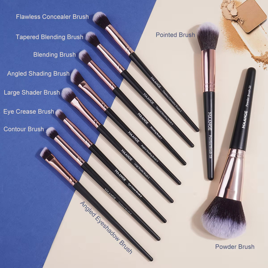MAANGE Make-up-Pinsel-Set, 20-teilig, Unisex - Bild 3