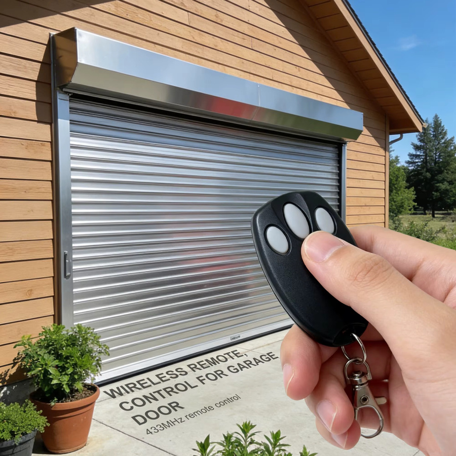 Merlin 3-Tasten-Garagenfernbedienung 94335E für Security+ 2.0 Rolling Code in Schwarz und Grün, passend für HE60 MT600 C840 Serie - Bild 4