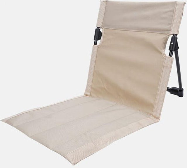 Beiger Klappstuhl für Outdoor, Camping und Freizeit von SZwatch - Bild 1