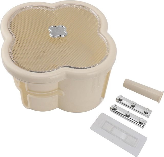 OutsideWorld Multifunktionaler Toilettenpapierhalter für die Wandmontage, Wasserdicht, Beige - Bild 1