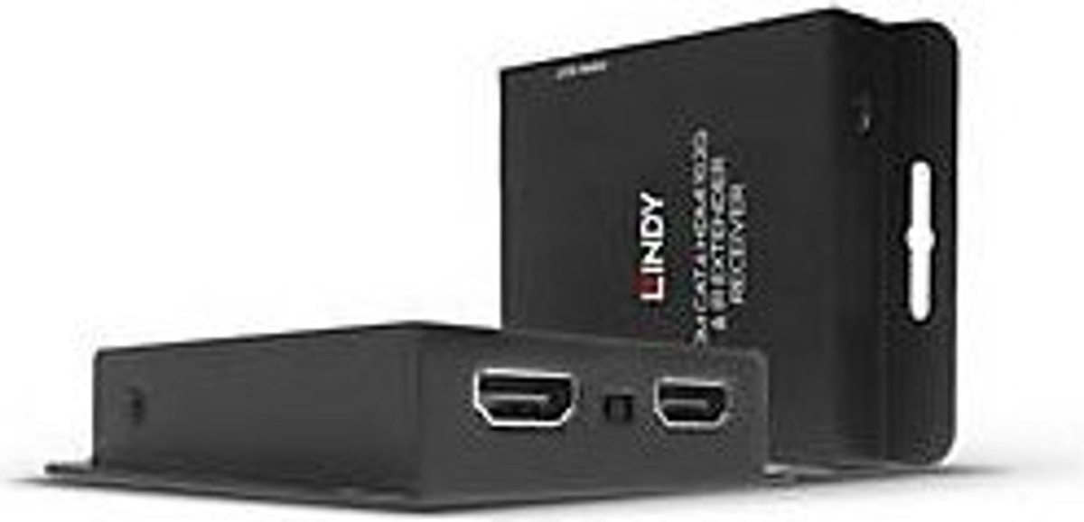 Lindy HDMI 4K UHD Video Audio Infrarot Extender in Schwarz bis zu 70 m Reichweite - Bild 2