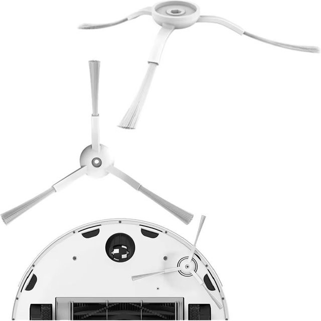 Fowoy Seitenbürsten-Ersatz für Qihoo 360 S6 Pro, S9, X90 und X95 Roboterstaubsauger in Weiß - Bild 1