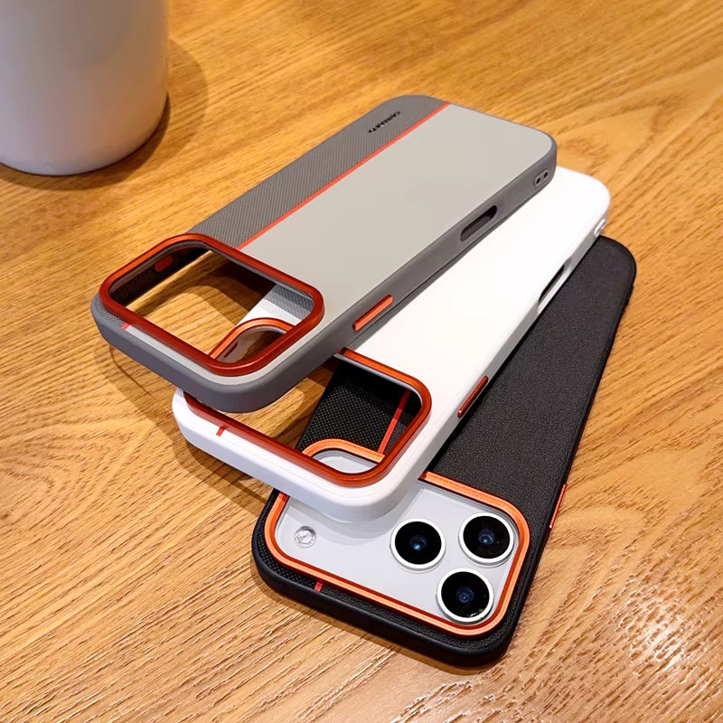 Apple Business-Handyhülle aus PU-Leder für iPhone Air 17 Pro und iPhone Air 17 Pro Max in Weiß, ultradünn und kratzfest - Bild 3