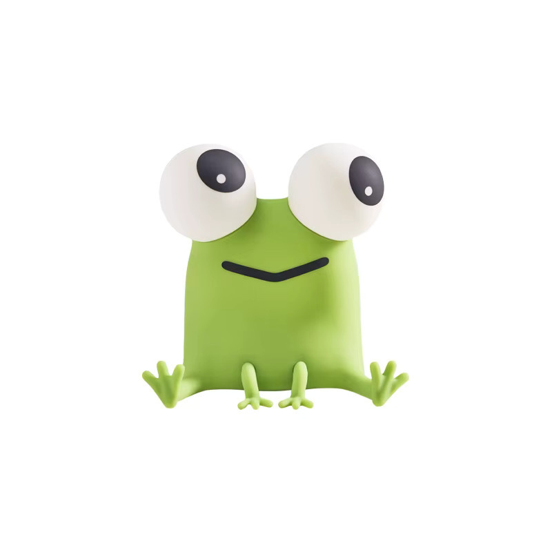 GGBEE Silikon LED Tischlampe Frosch Wiederaufladbares Nachtlicht in Grün für Kinder und Babyzimmer - Bild 3