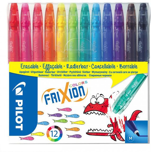 PILOT Frixion Color Filzstifte mit 12 Farben in Mehrfarbig, feine Spitze - Bild 1