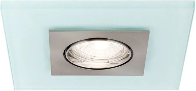 Orion Leuchten Einbaustrahler GU10 aus Glas und Metall in Weiß und Chrom - Bild 1