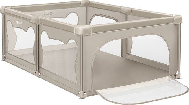 Lionelo Laufgitter Willow in Beige - Bild 1