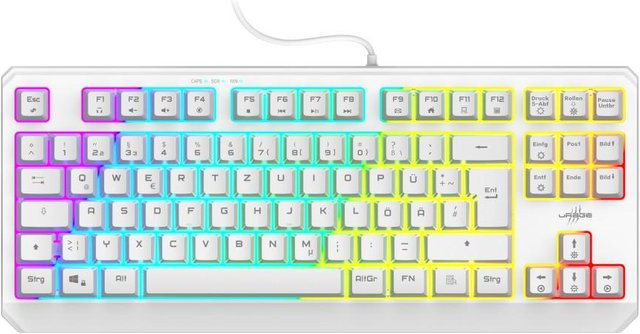 uRage Gaming-Keyboard Exodus 220 TKL, Weiß, QWERTZ DE - Bild 1