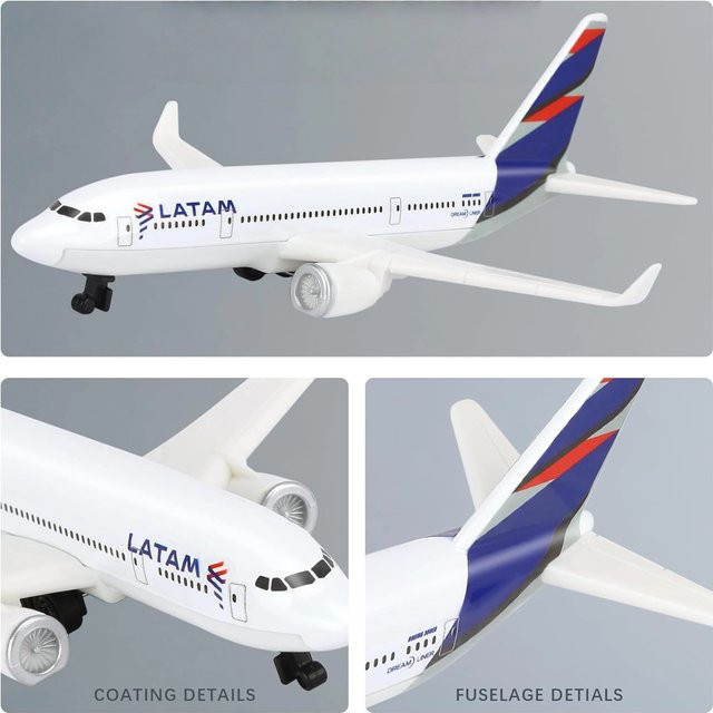 ZOCO 787 B787 Latam Airlines Flugzeug, Modellspielzeug, Metall, 16 cm - Bild 1