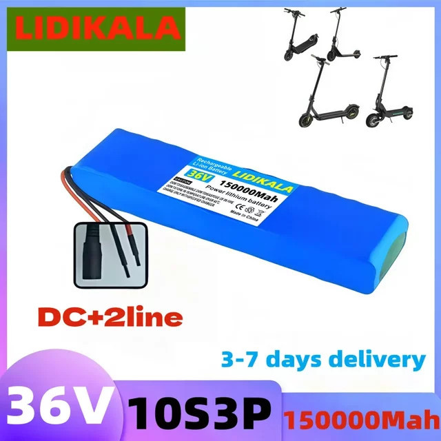 FIIDO 36V Akku 10S3P 150Ah Lithium-Ionen-Akku für FIIDO D1 D2 D2S D4S Elektroroller in Blau - Bild 1