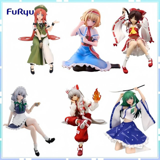FuRyu Touhou Project Kochiya Sanae Hakurei Reimu Izayoi Sakuya Fujiwara No Mokou Hakurei Reimu, PVC-Figur Modell - Bild 1