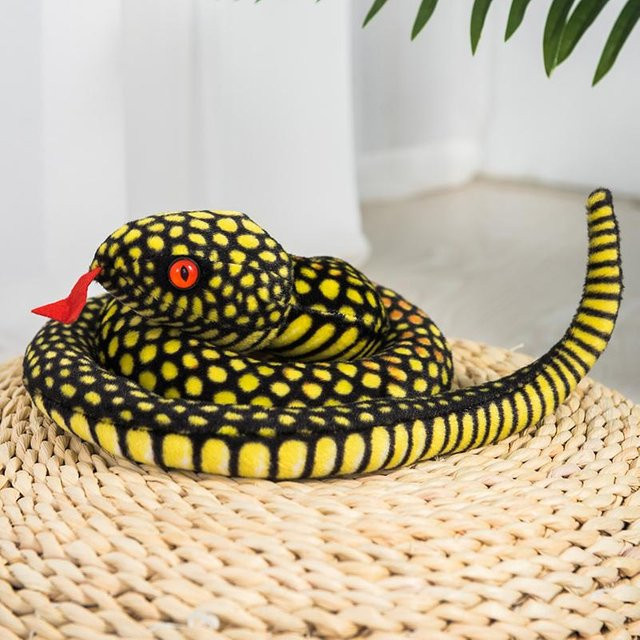 Yiran Health & Beauty Kobra und Python Schlange, Plüschtier, 110/130cm - Bild 1