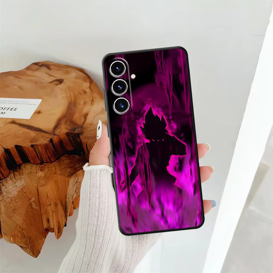 Dragon Ball Art Goku Handyhülle für Samsung Galaxy A-Serie in Schwarz - Bild 5
