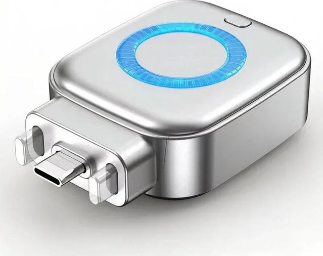 Meiteai 140W PD Schnellladegerät für das Auto mit USB-C Anschluss, RGB-Licht und Überladeschutz, Farbe: Silber - Bild 1