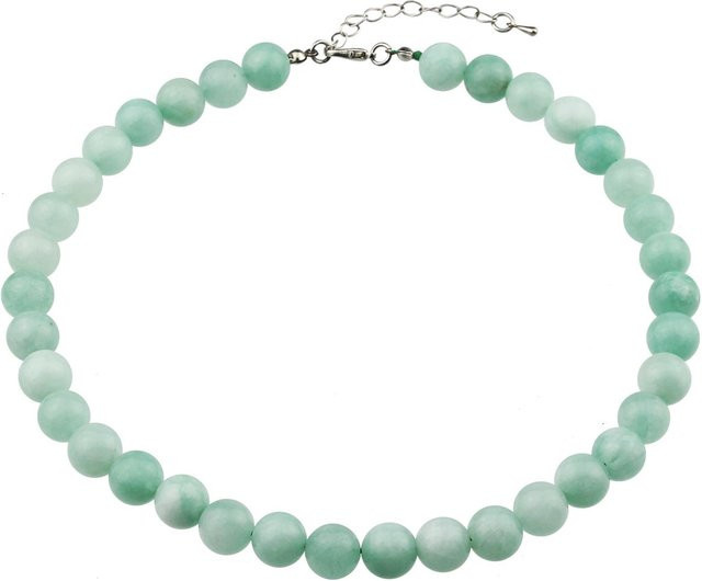 Lucky Star Jewelry Perlenkette Naturstein, Grüner Stein, Damen - Bild 1