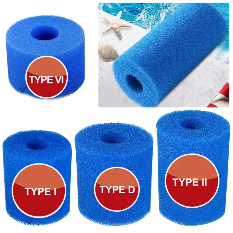 Intex Waschbarer Schwimmbad Filter Schwamm als Wiederverwendbare Schaum Filterpatrone für Typ I, II, VI und D - Bild 2