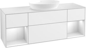 V&B Waschtischunterschrank Finion in Weiß lackiert, Breite: 160 cm - Bild 1