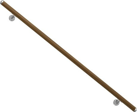 Dolle Handlauf-Set aus Holz, versiegelt, beige, Länge: 150 cm - Bild 1
