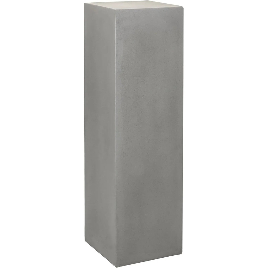 Vivanno Podest aus Fiberglas in Betongrau im Industrial Chic, B/T/H: 30 x 30 x 100 cm - Bild 2