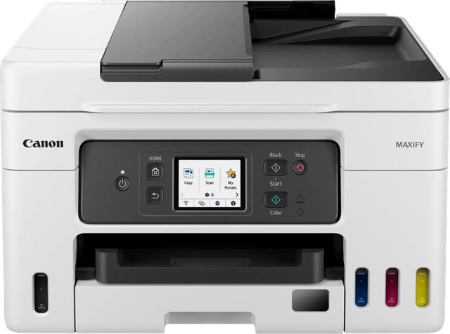 Canon MAXIFY GX4050 Inkjet Multifunktionsdrucker in Weiß mit Drucken, Scannen, Kopieren und Faxen sowie Wi-Fi - Bild 1
