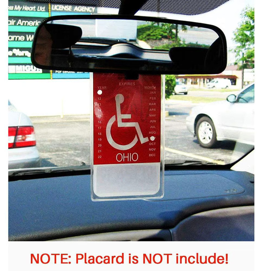 Transparente PVC-Tasche für Plakate und Slogans zur Aufhängung im Auto oder Parkplatz - Bild 3