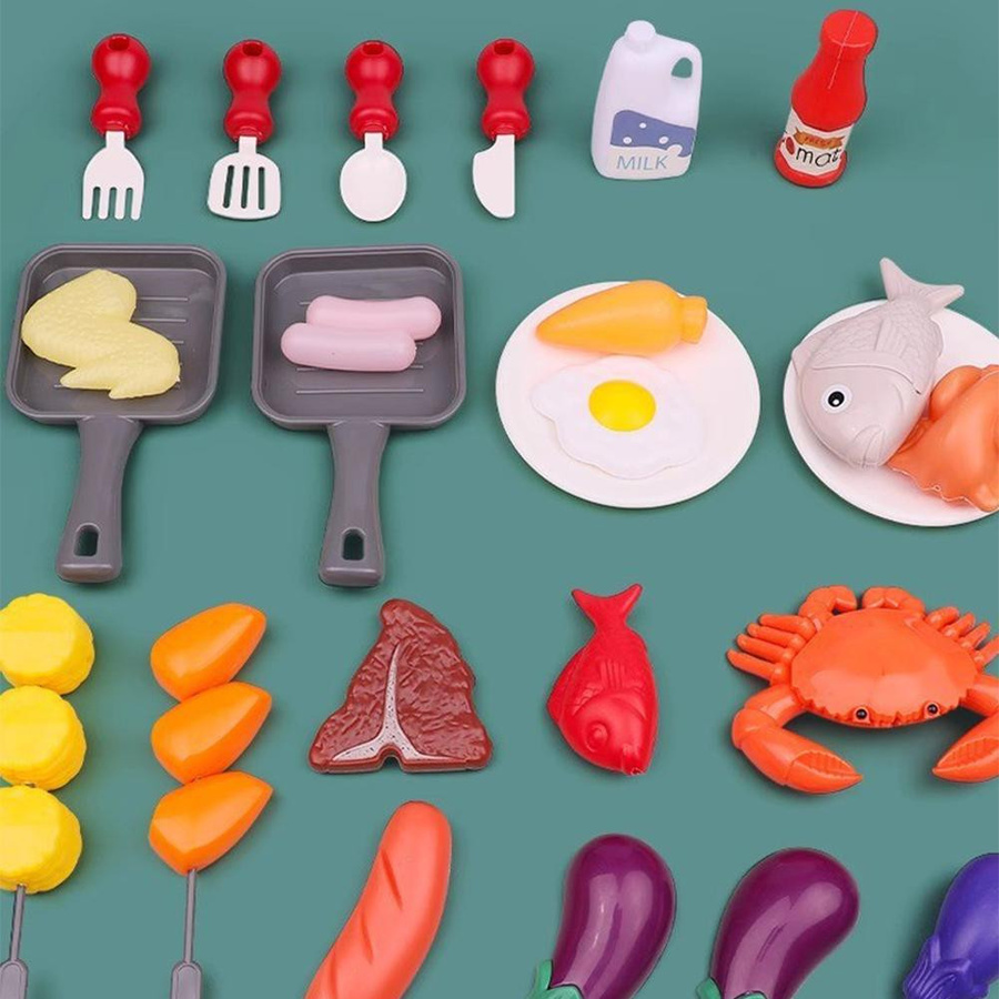 Bai Fen Bai Toys Elektrisches Spielzeug-BBQ-Grill mit Licht und Geräuschen - Bild 3