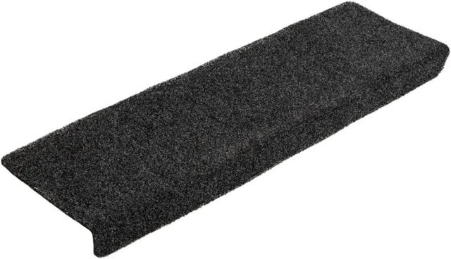 5er Set vidaXL Treppenmatten aus Nadelvlies in Grau, rutschfest und selbstklebend, B/T/H: 65 x 21 x 4 cm - Bild 1